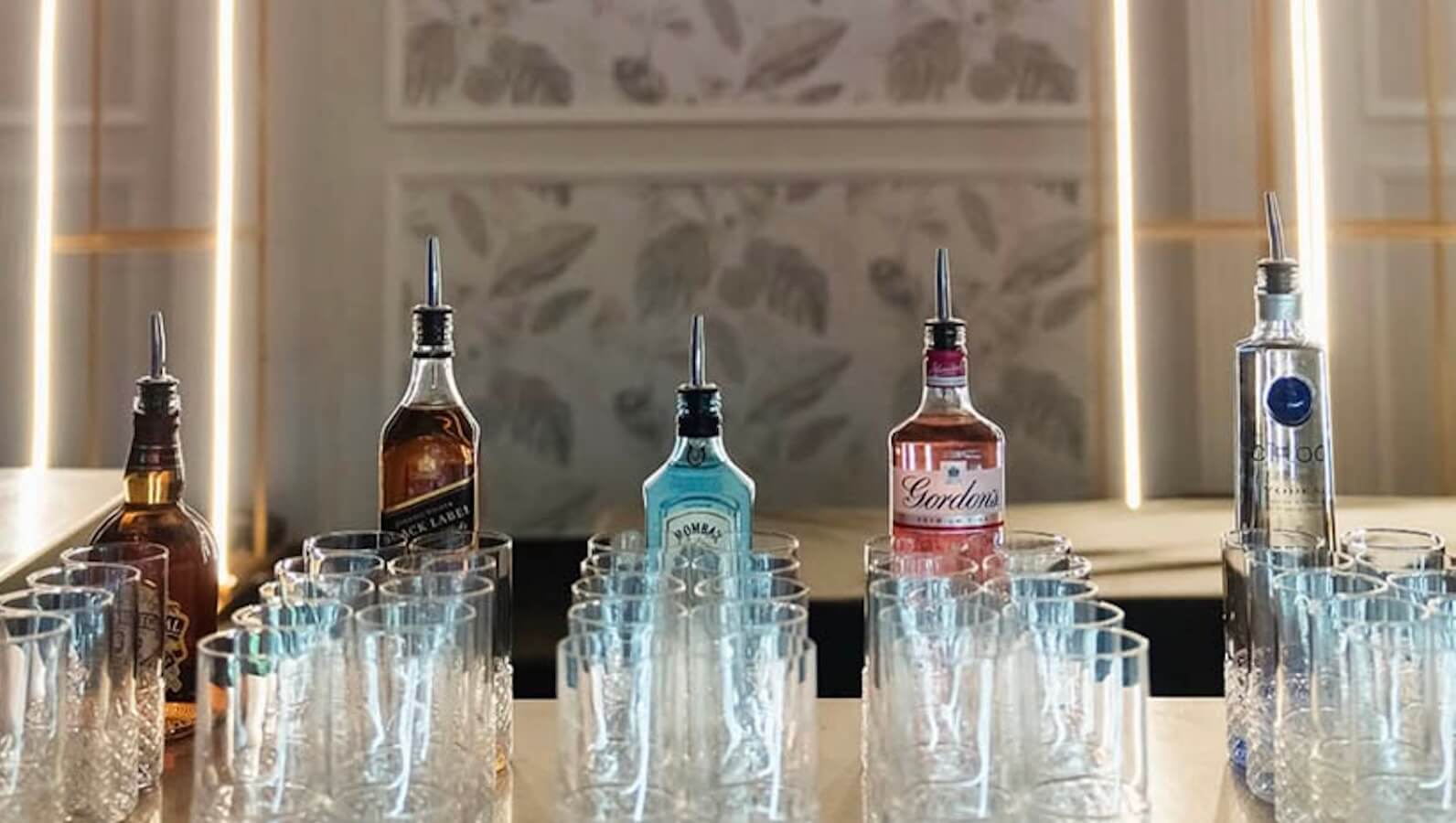 Lots of drinks on the menu