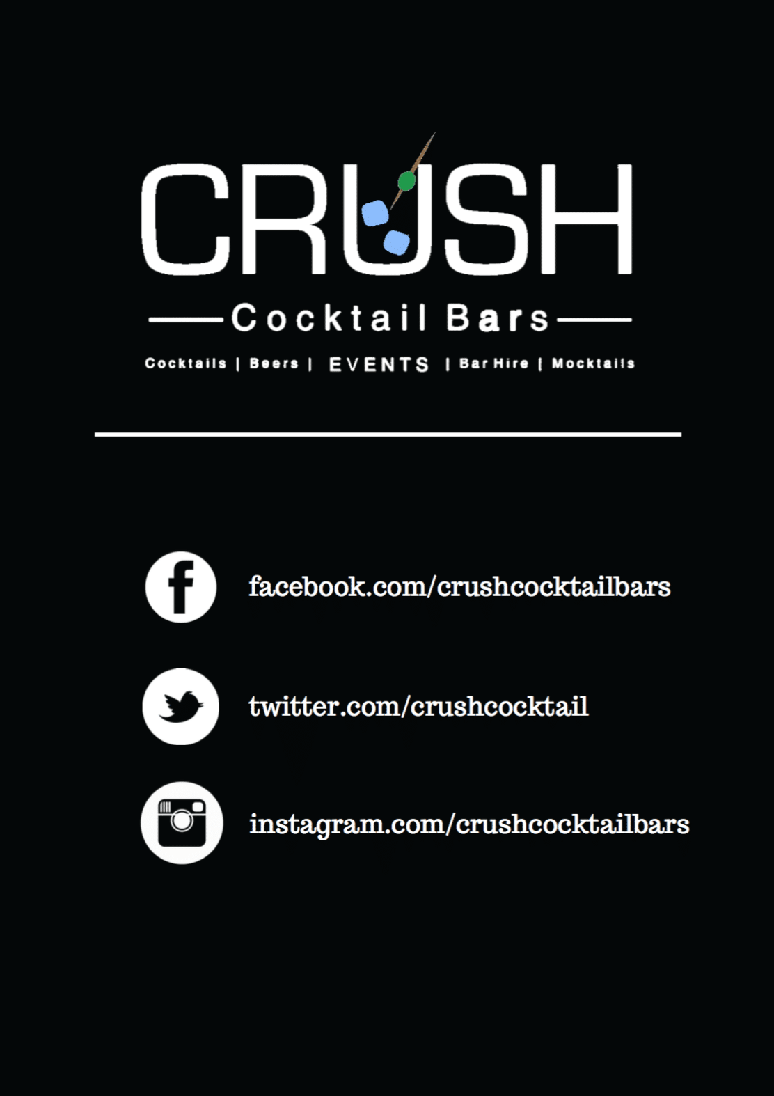 crush cocktail bars menu 23